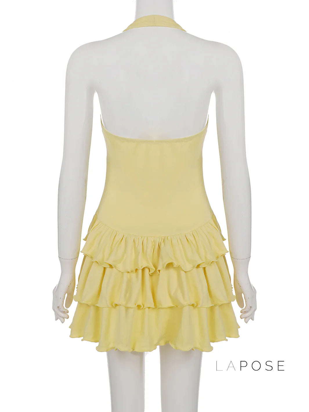 Aziya Halter Pleated Mini Dress