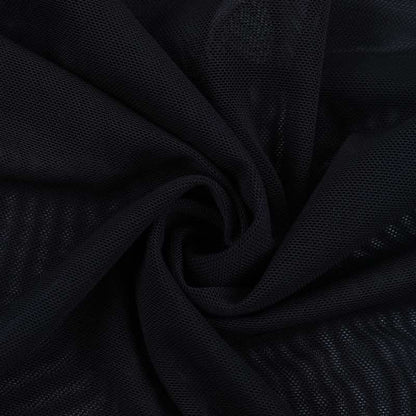 Halter mesh backless black mini dress  | Festival Outfits Women