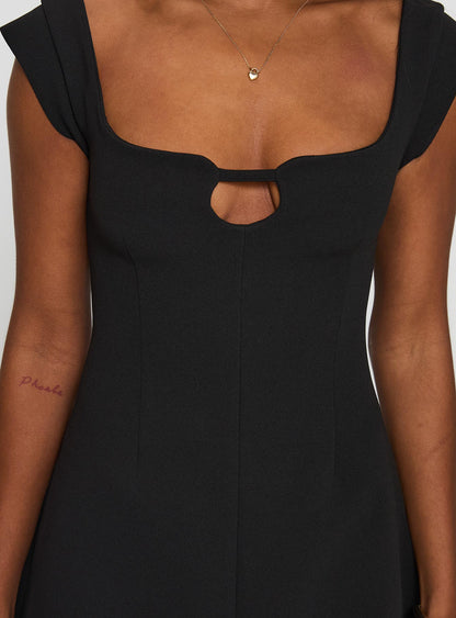 Sylvette Mini Dress Black
