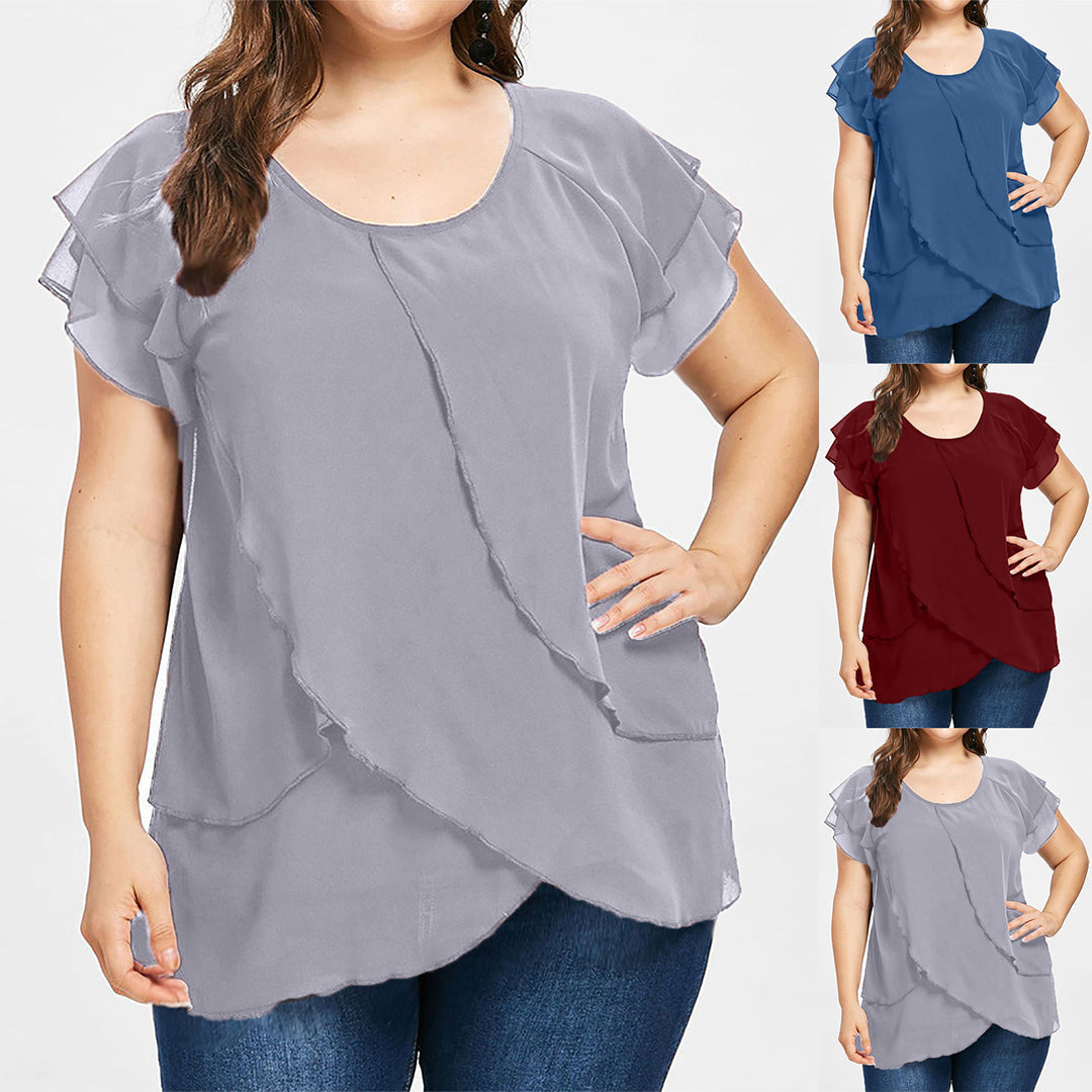 Kaitlyn - Blouse - Leisure - Material - Great for Casual Days