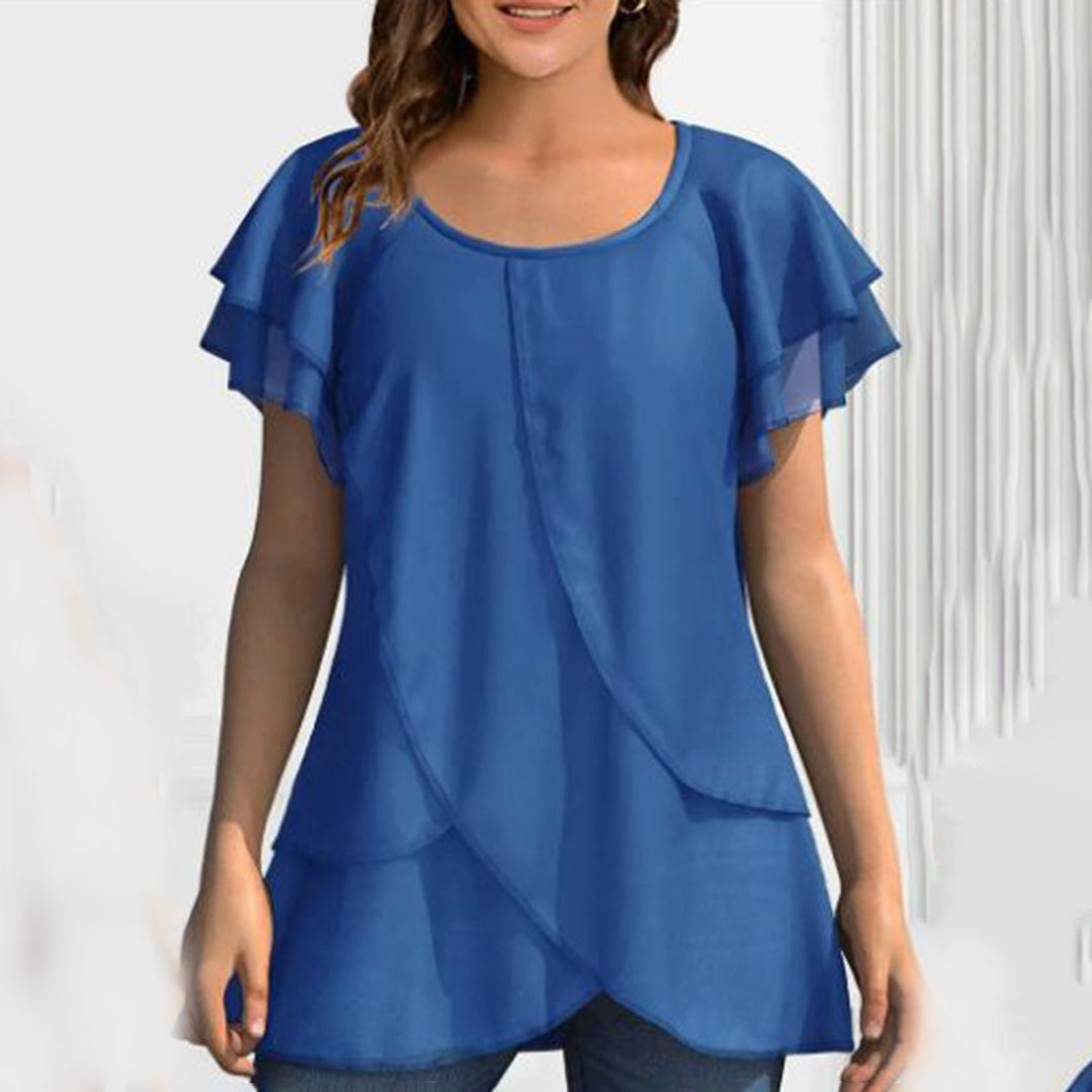 Kaitlyn - Blouse - Leisure - Material - Great for Casual Days