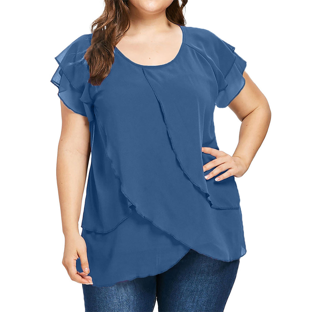Kaitlyn - Blouse - Leisure - Material - Great for Casual Days