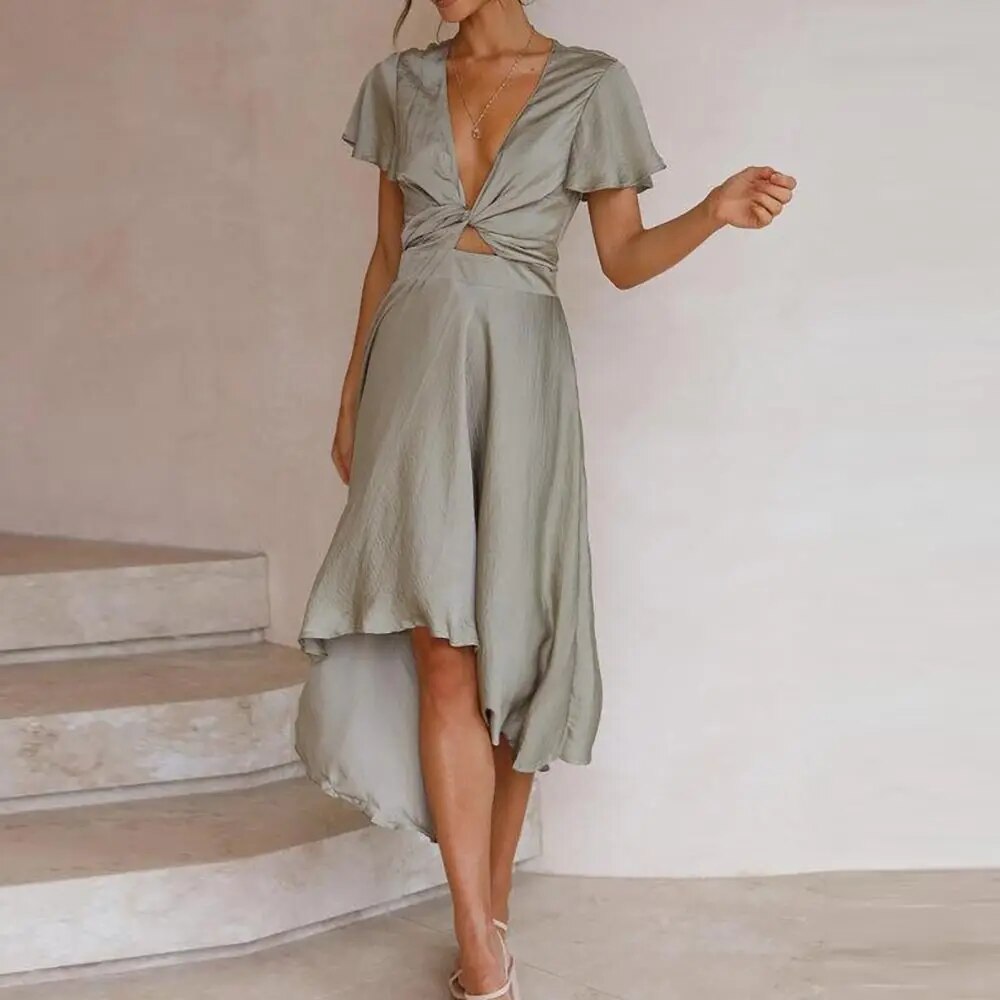 Myvella - Elegant Midi Dress for Women