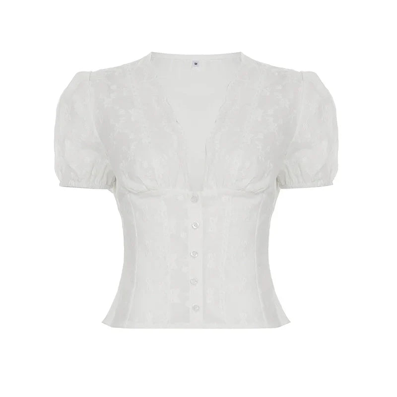 Yuritzi Bow-Detail Ruffle Blouse