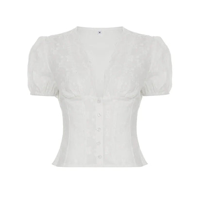 Yuritzi Bow-Detail Ruffle Blouse