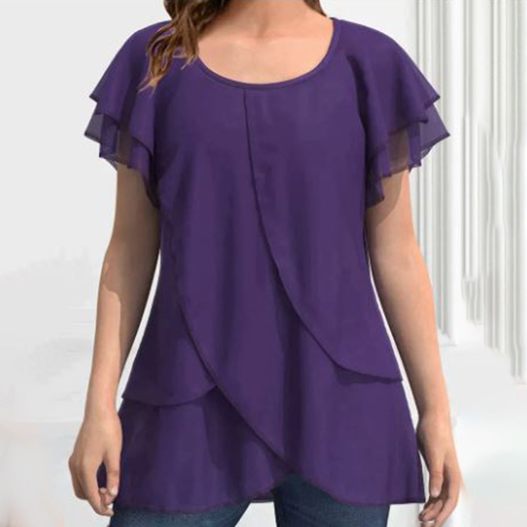 Kaitlyn - Blouse - Leisure - Material - Great for Casual Days