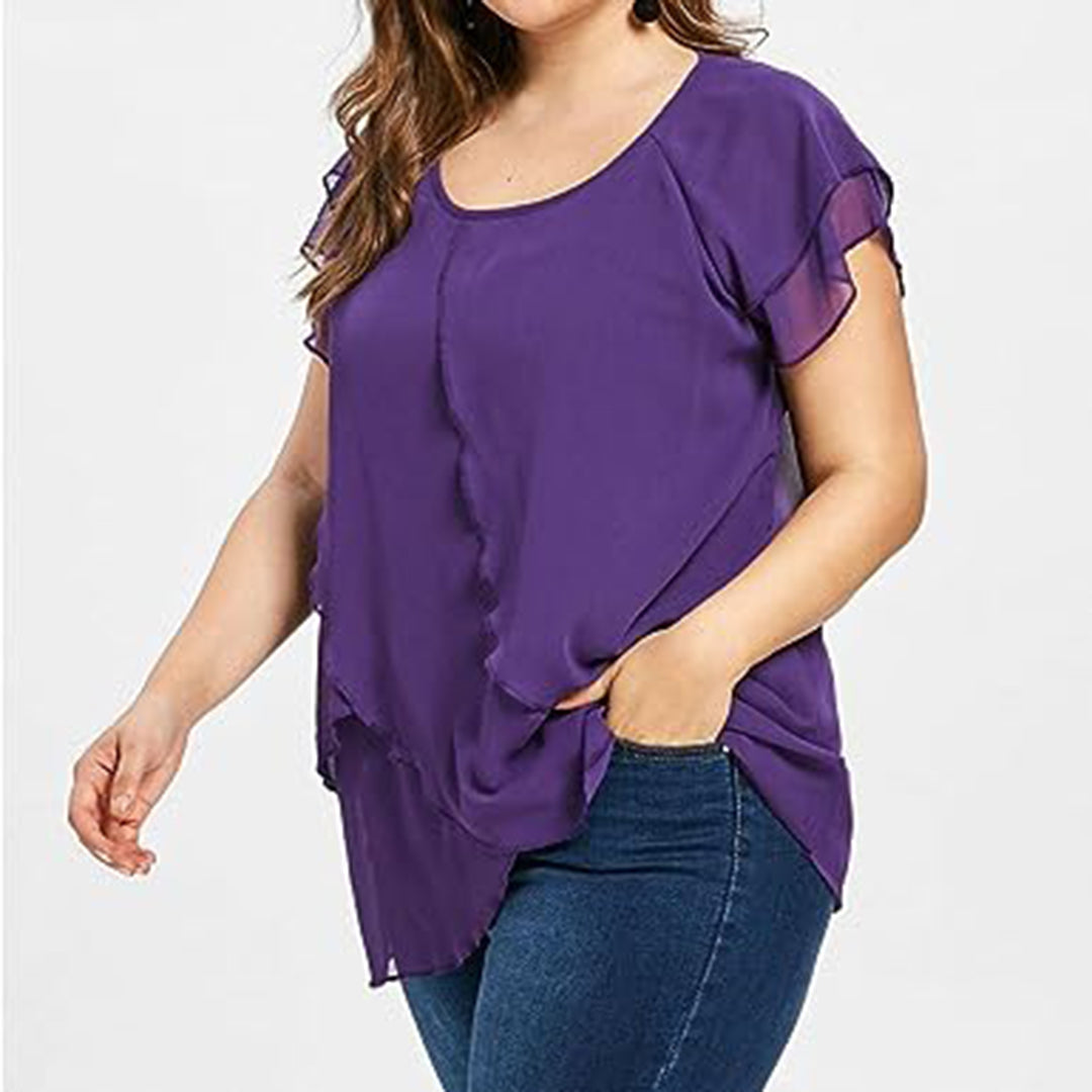 Kaitlyn - Blouse - Leisure - Material - Great for Casual Days