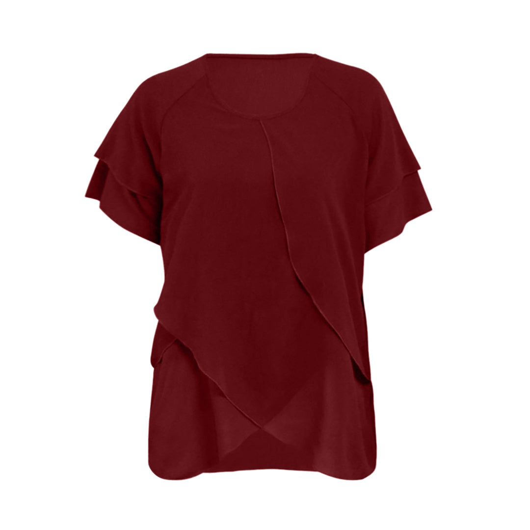 Kaitlyn - Blouse - Leisure - Material - Great for Casual Days