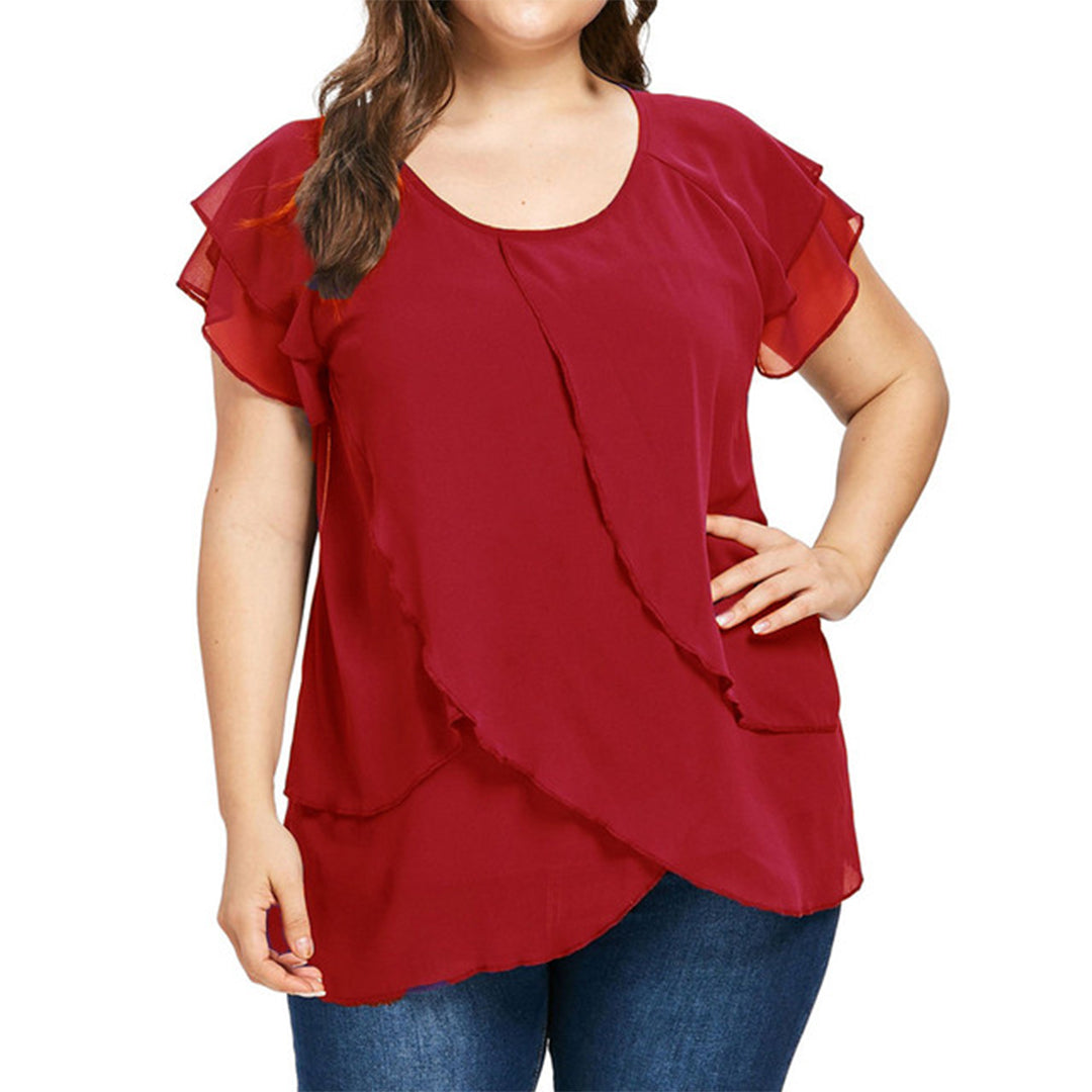 Kaitlyn - Blouse - Leisure - Material - Great for Casual Days