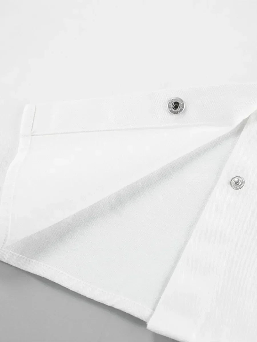 White Shirts For Women Autumn New Single Breasted Long Sleeve Loose Blouse Streetwear Fashion Casual Lapel Collar Blouses