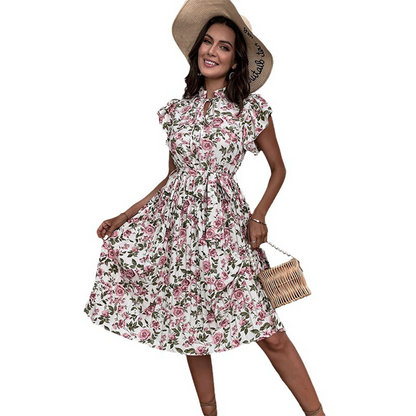 Angelica - Midi Dress - Chic - Modern Style - Ideal for Summer