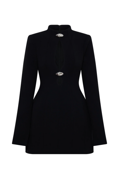 Michelle Cut Out Mini Dress - Black