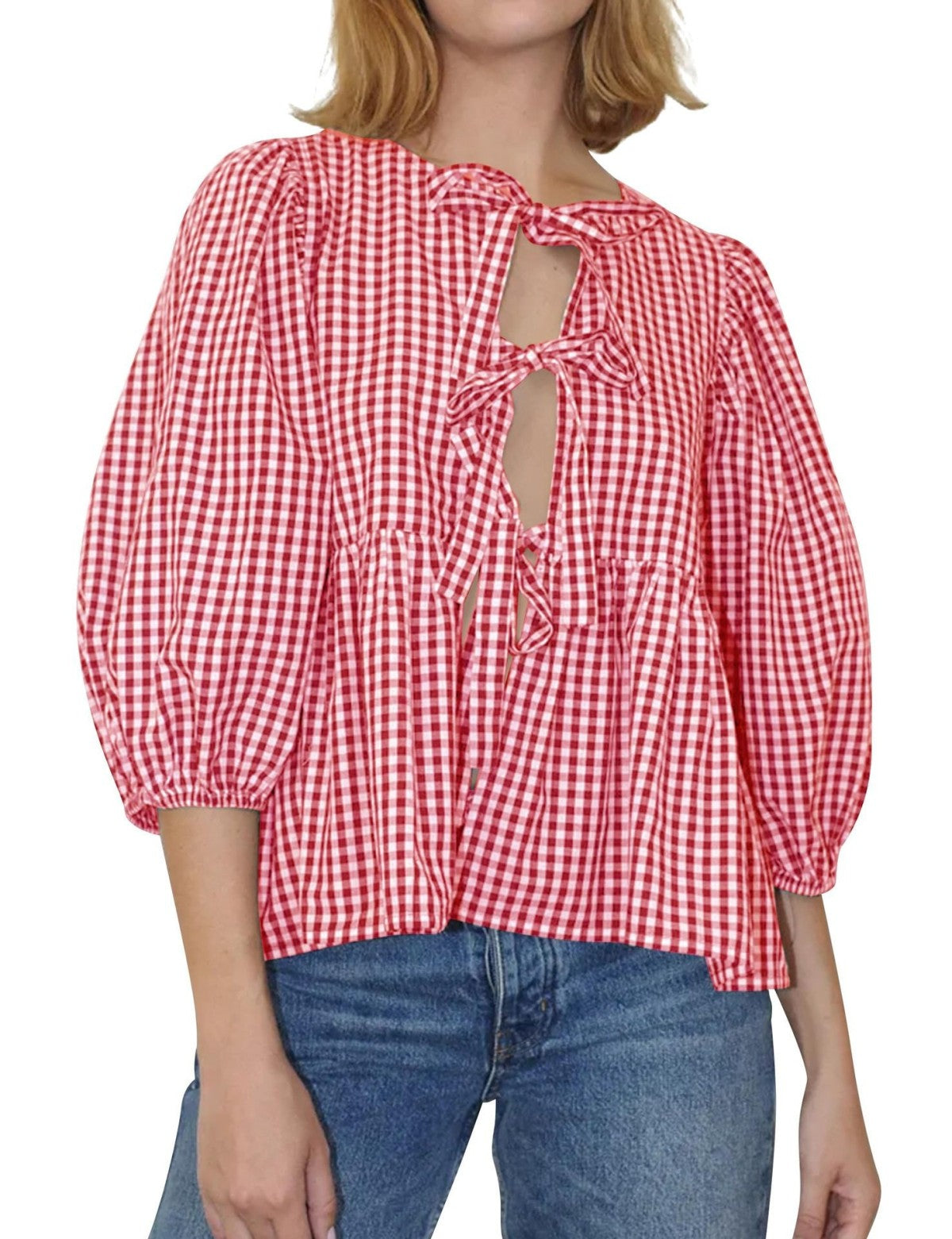 Women Sweet Casual Strap Stripe Blouses