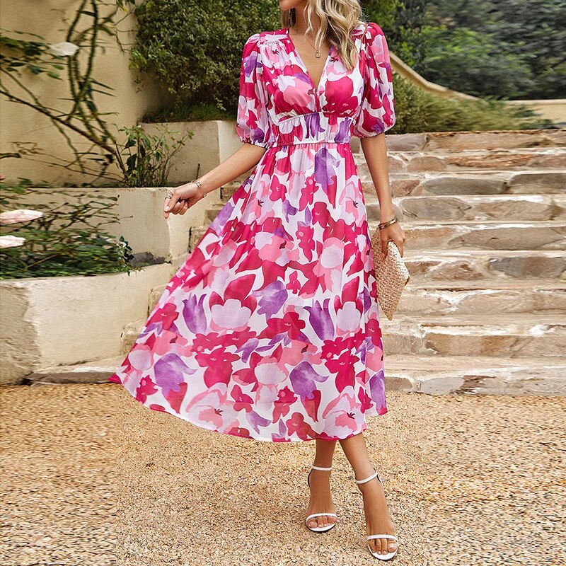Camilla - Midi Dress - Casual - Modern Style - Ideal for Summer
