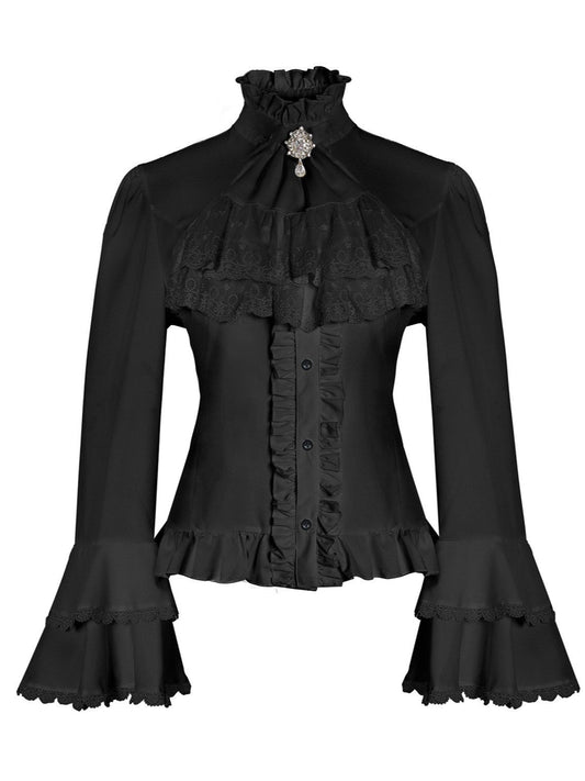 Vintage Gothic Elegant Lolita Long Sleeve Blouse