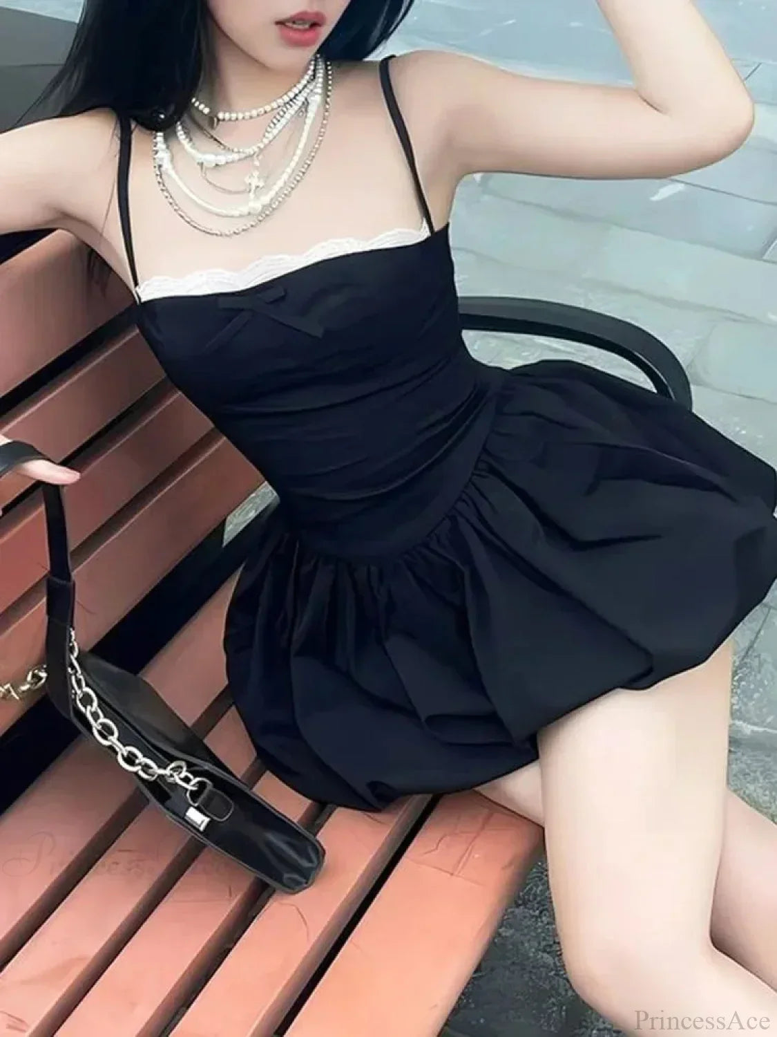 Graceful Lace Celebration Mini Dress