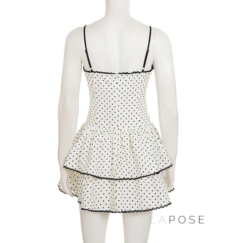 Adaeze Polka Dot Mini Dress