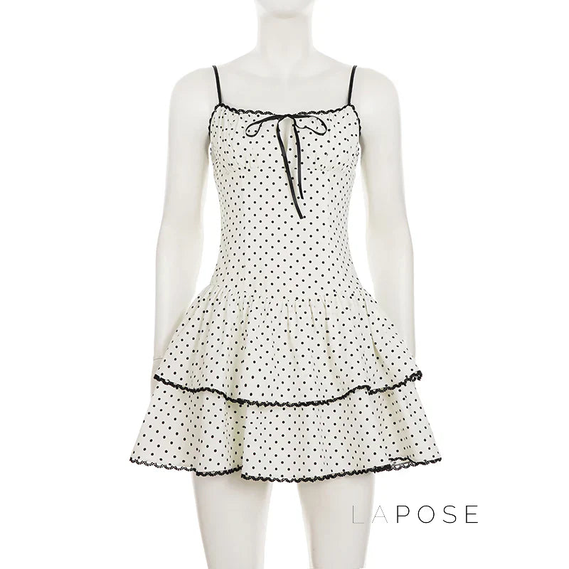 Adaeze Polka Dot Mini Dress