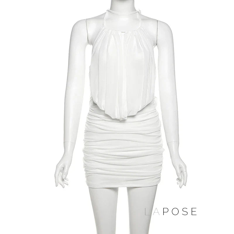 Annamae Halter Mini Dress