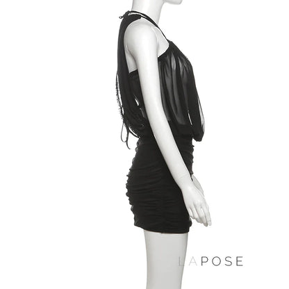 Annamae Halter Mini Dress