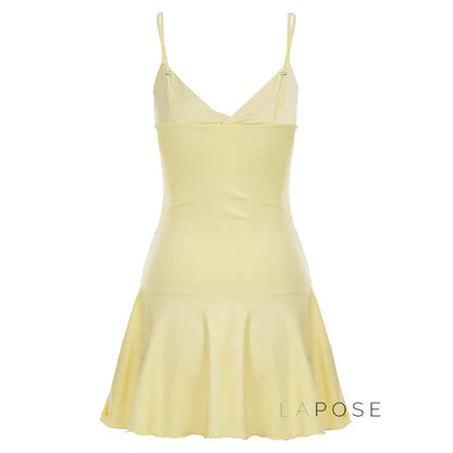 Blakelee Pleated Strappy Mini Dress