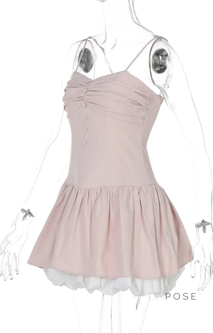 Dejah Pink Ballet Mini Dress