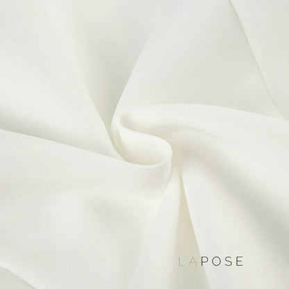 Esmee Pleated Button-Up Blouse