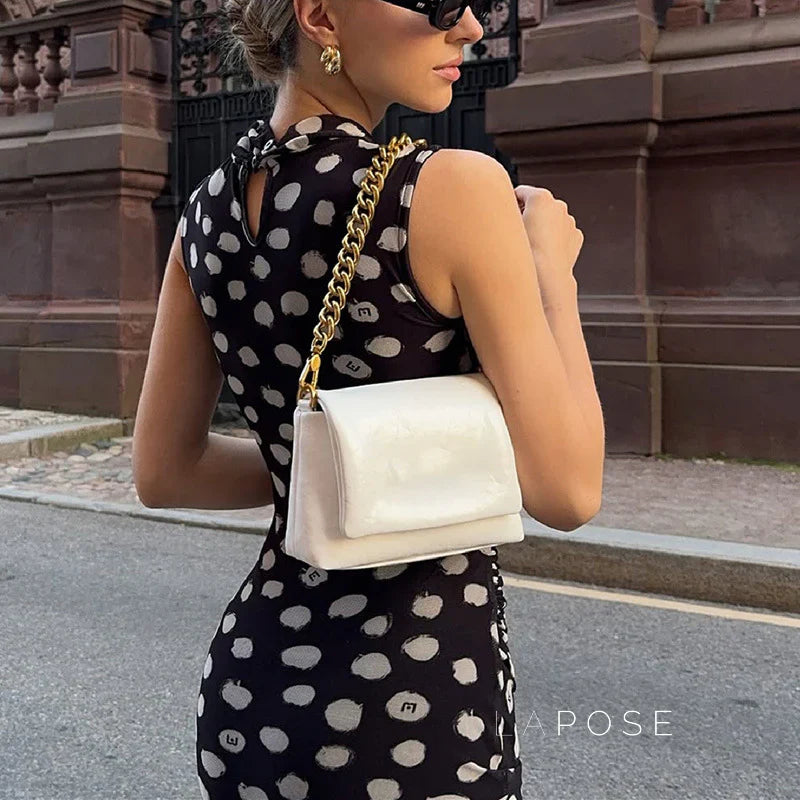 Jaelle Polka Dot Mini Dress