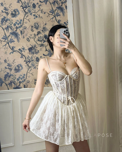 Jaleah Lace Corset Mini Dress
