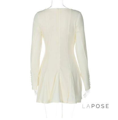 Jamyah Pleated Mini Dress