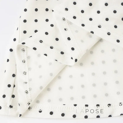 Jumana Polka Dot Smocked Mini Dress