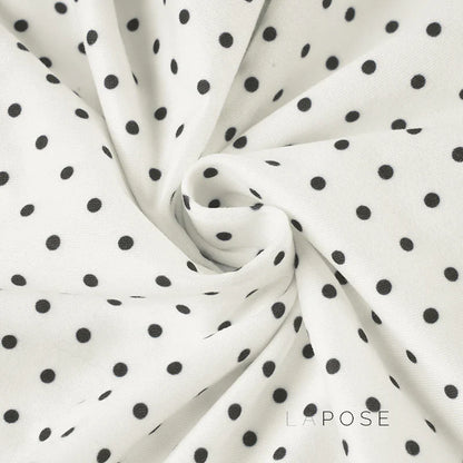 Jumana Polka Dot Smocked Mini Dress