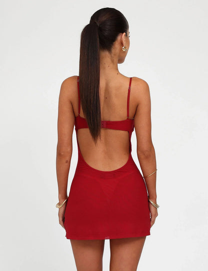 Maddisyn Diamante Mini Dress