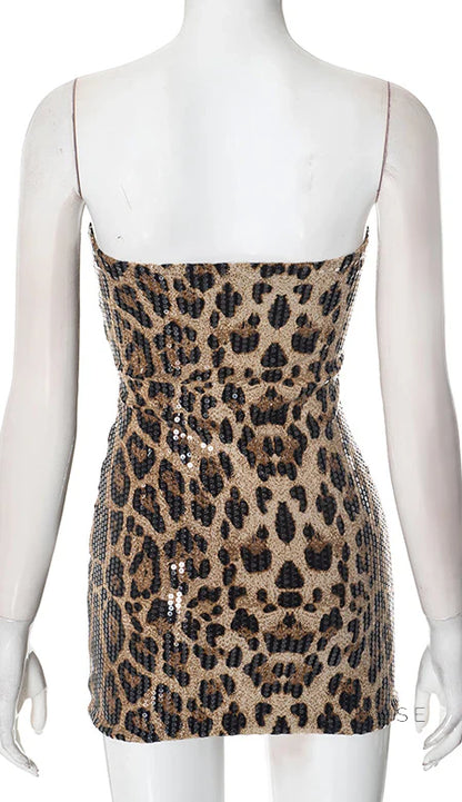 Maddox Strapless Sequin Mini Dress