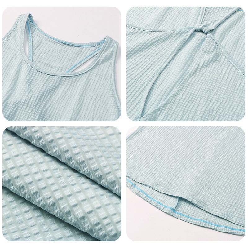 Women Casual Solid Color Loose Yoga Blouse