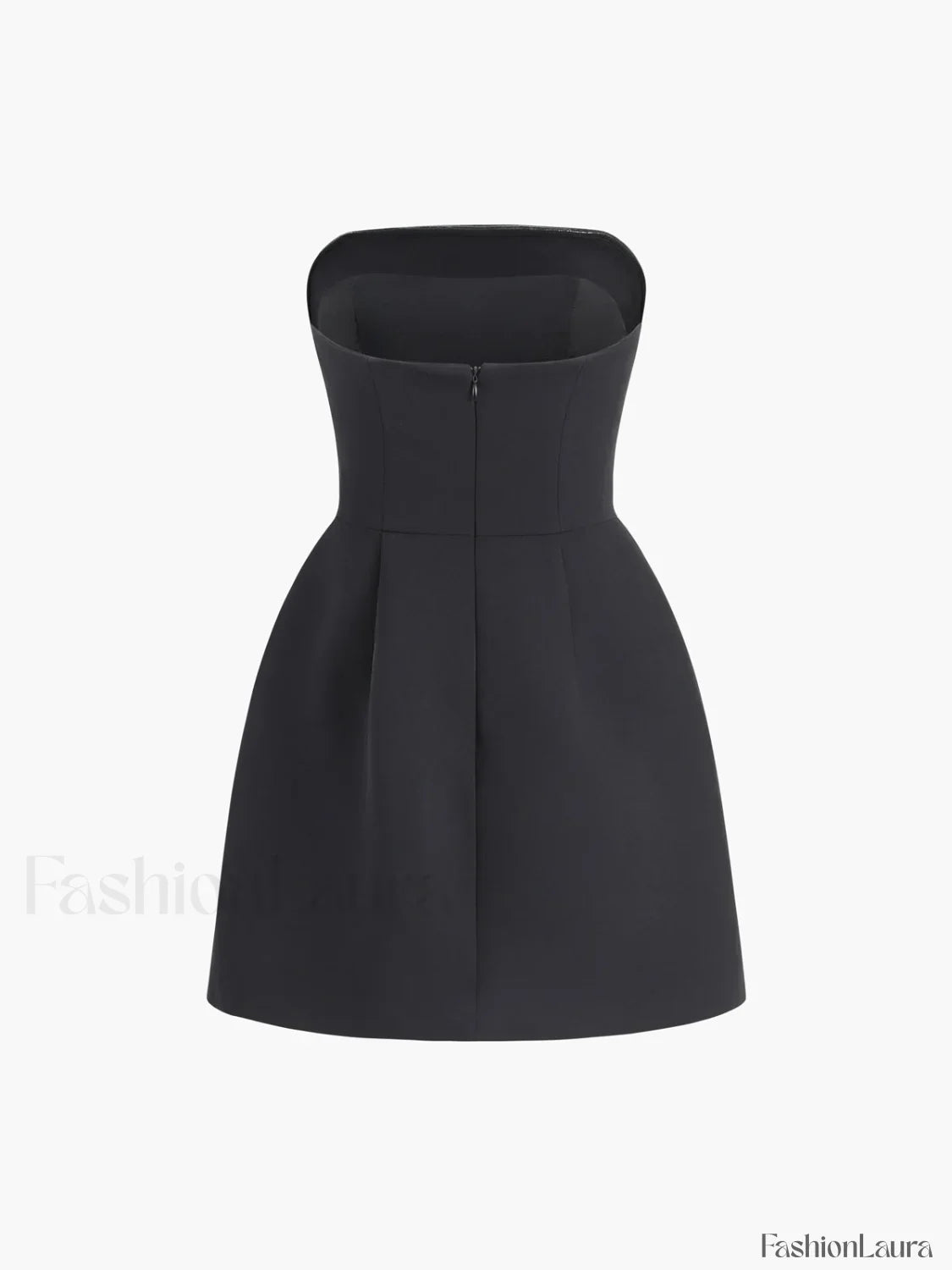 Solid Tube Mini Dress